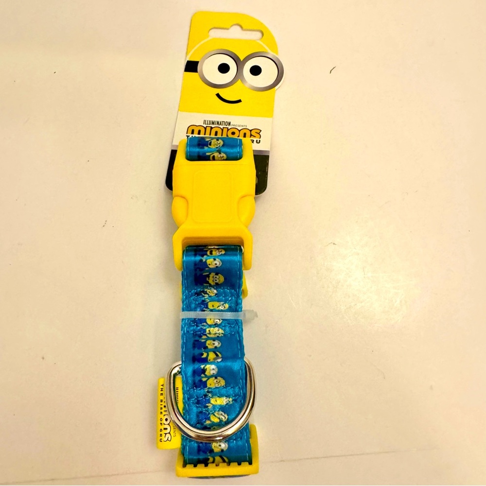 NWT. Minions The Rise of Gru Large Dog Collar. Size Large (16”-26”).